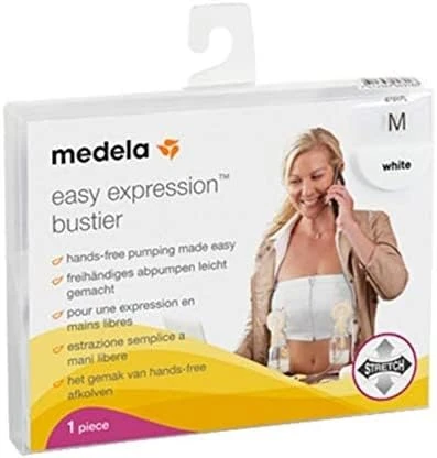 Medela Women's Easy Expression Bustier - For comfortable, hands-free breast pumping, compatible with all Medela breast pumps