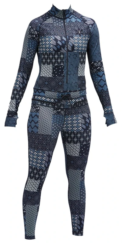 AIRBLASTER Women's Hoodless Outdoor Base Layer Ninja Suit, Japanacana, Small