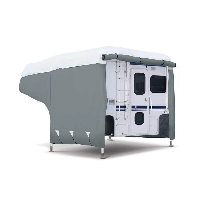 Classic Accessories Over Drive PolyPRO3 Deluxe Camper Cover, Fits 6' - 8' Campers (80-396-301001-RT)