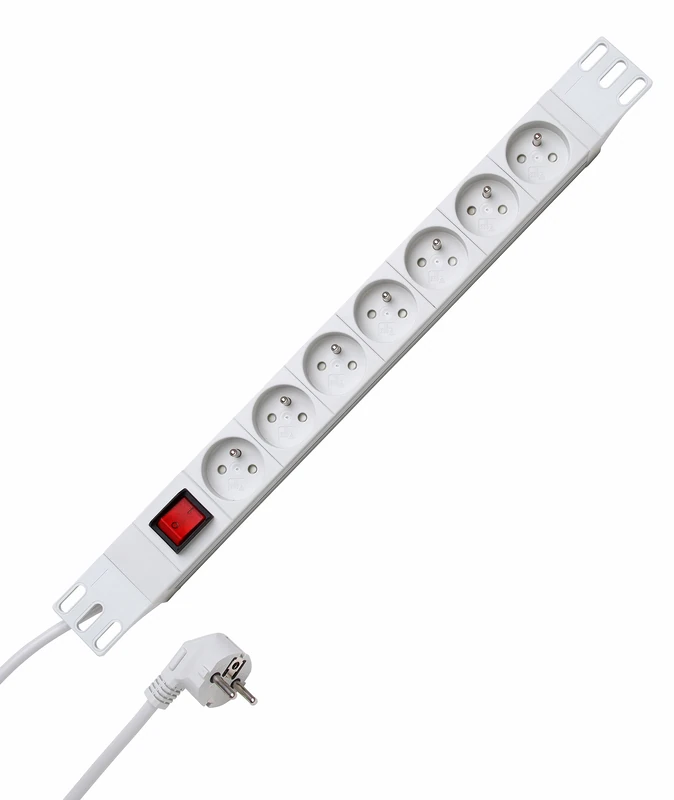 Kopp 932704012 Versal 7x with MSK Hours, 2 Pin 45 Degree gedr. BEL. SWITCH Pots, 5 mm², 2 m with SCHUTZK. RIGHT ANGLE PLUG, 250 Vac 16 Amp - Image 1