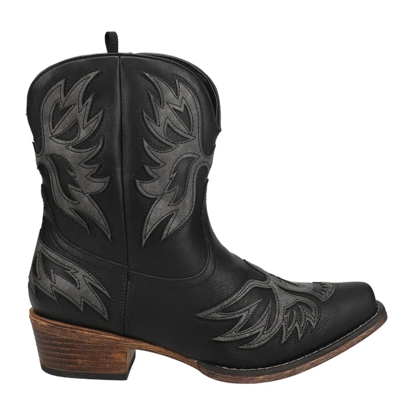 ROPER Women's Amelia Western Boot, Black, 7.5 M US