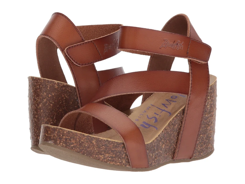 Blowfish Malibu Women's Hapuku Wedge Sandal, Scotch Dyecut 1, 5 UK