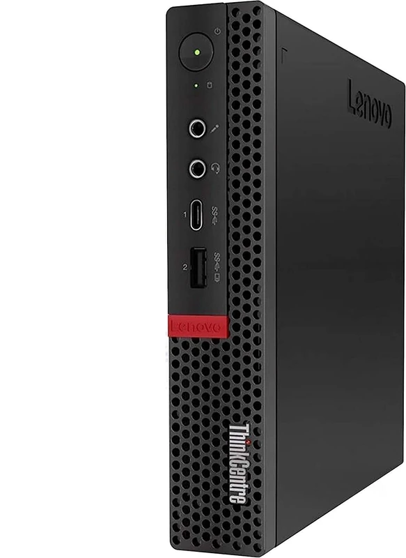 Lenovo ThinkCentre M910Q Desktop PC - (Black) (Intel i5-7500T Processor, 4 GB RAM, 128 GB SDD, Integrated Intel HD 630 Graphics, Windows 10 Pro)