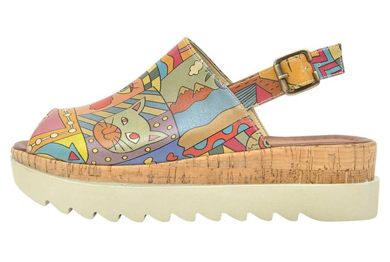 DOGO Women's Gigi Heeled Sandals, Multicoloured, 6 UK - Image 1