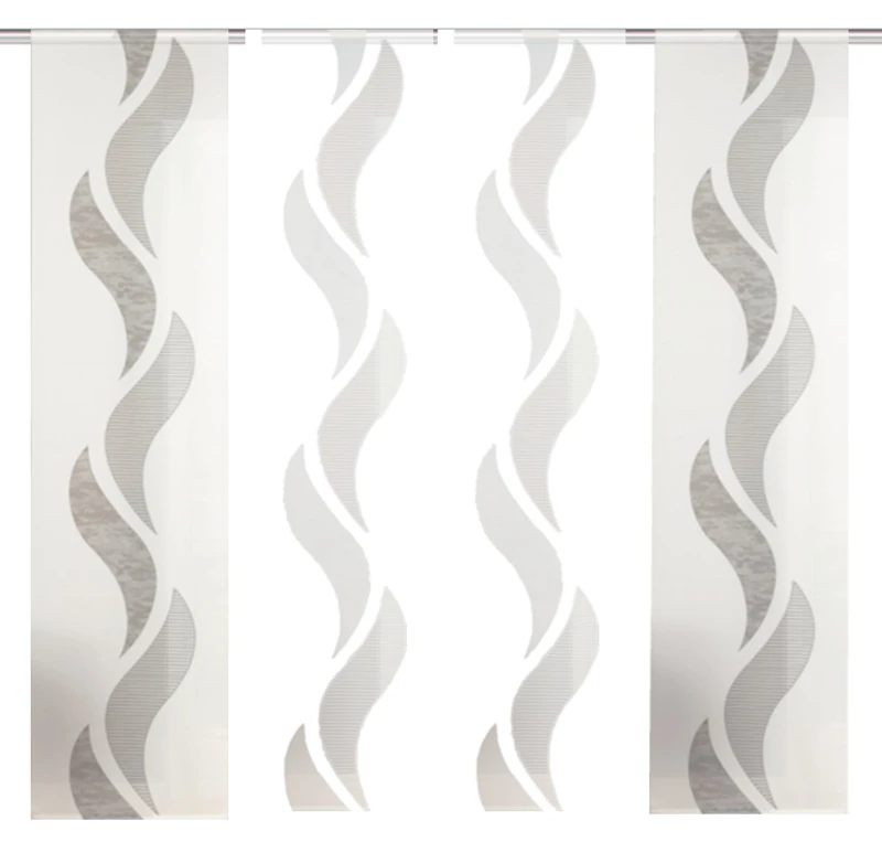 Home Fashion 094972 4007 Shaft Set Brown Fabric Panel Blind 245 x 60 cm - Image 1