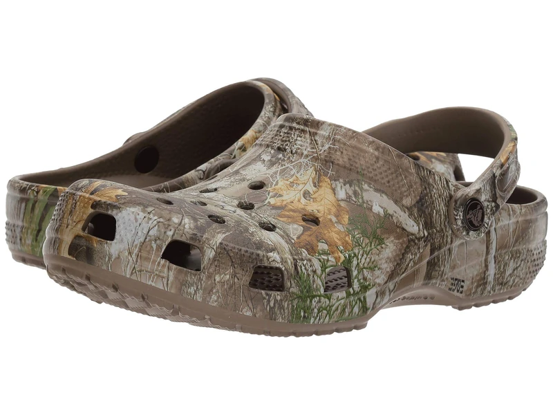Crocs Unisex Adult, Classic Realtree, Walnut, 7 UK Men/ 8 UK Women