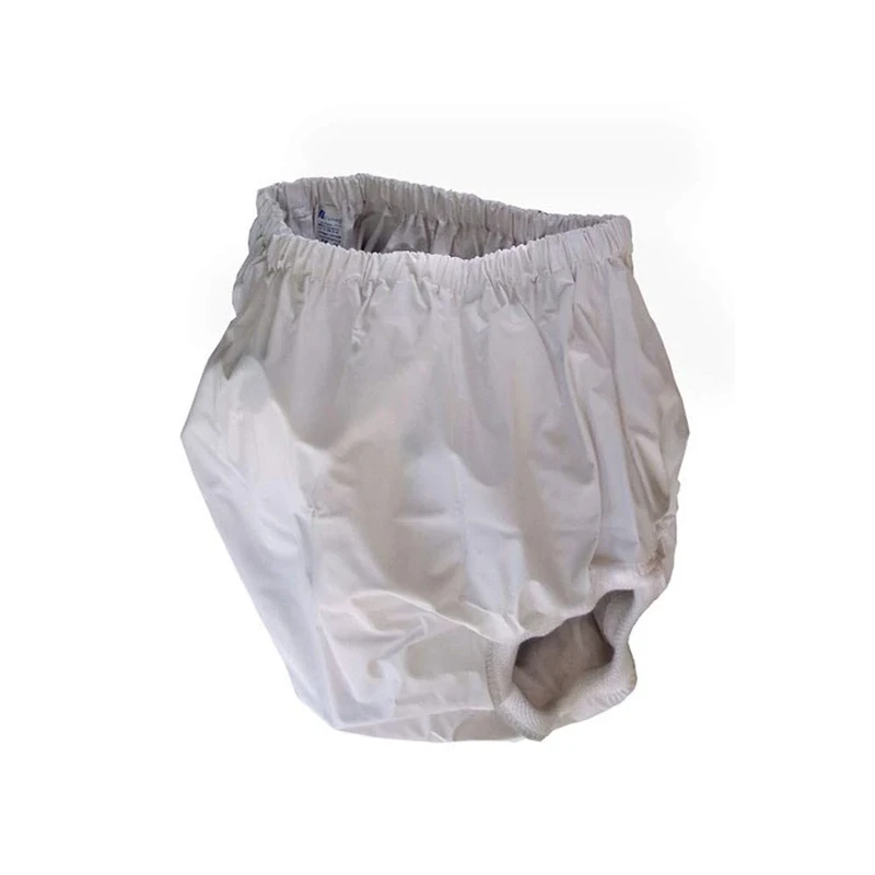 Mobiclinic PVC Waterproof Underwear, Urinary Incontience, Flexible and Washable, Reusable, Closed Model, White, Size 10 (90-100 cm Waist), Unisex - Image 1