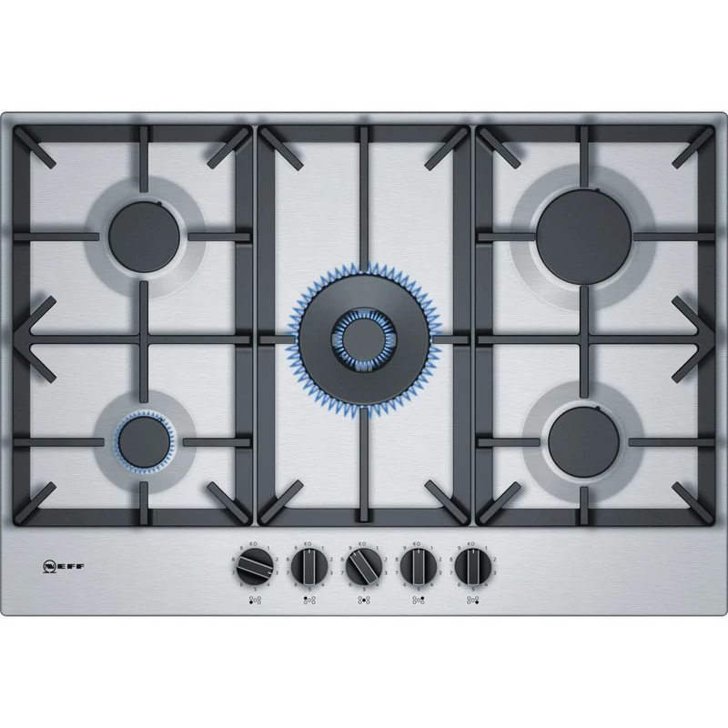 NEFF N70 T27DS59N0 75cm Gas Hob - Stainless Steel