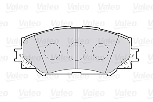 VALEO - Brake pads First - 301943 - Set of 4 pads - Front axle - Fully equipped with mounted accessories