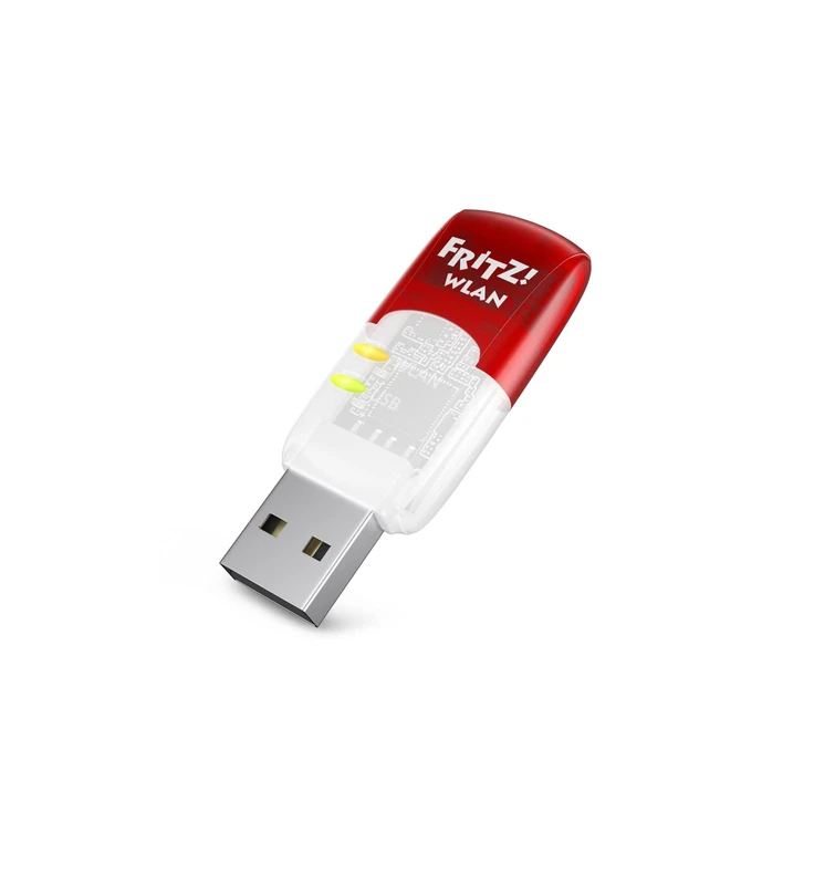 AVM WLAN-Stick FRITZ!WLAN Stick AC 430 (20002766), Black-red