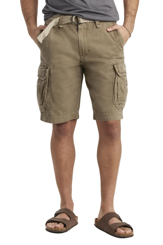 UNIONBAY Men's Survivor Belted Cargo Short-Reg and Big & Tall Sizes, Dugout