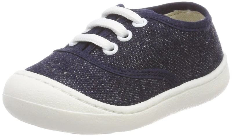Pololo Unisex Babies Pepe Trainers, Blue (Jeans 770), 4/5 UK - Image 1