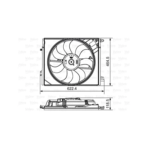 Valeo 696882 Electric Motor Radiator Fan
