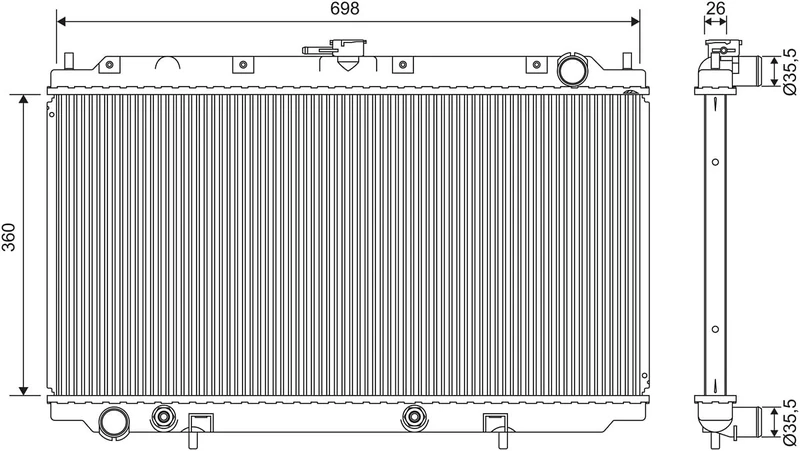 Valeo 701588 Radiator Cooling Motor