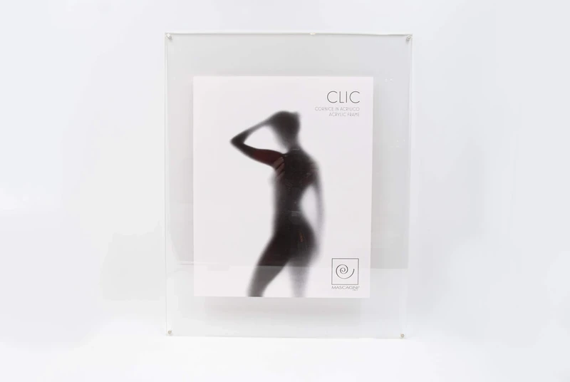 Mascagni Photo Frame with Magnets to Hang on the Wall, Acrylic, Multicoloured, 70 x 50 x 0.5 cm