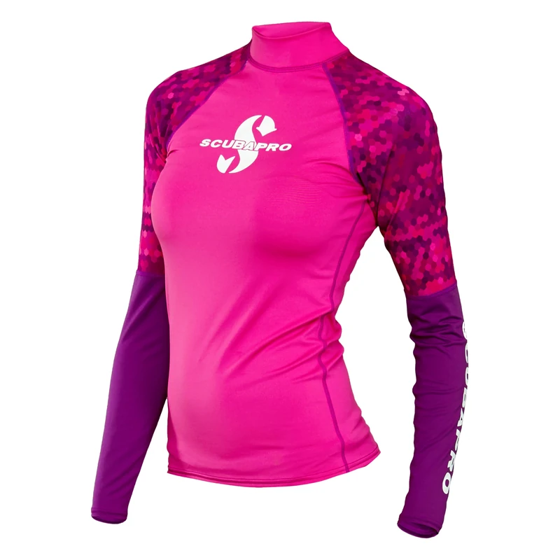 SCUBAPRO Rash Guard GRAF Pink ML F-XS Cold Water Regulator Kit Unisex-Adult, Flamingo