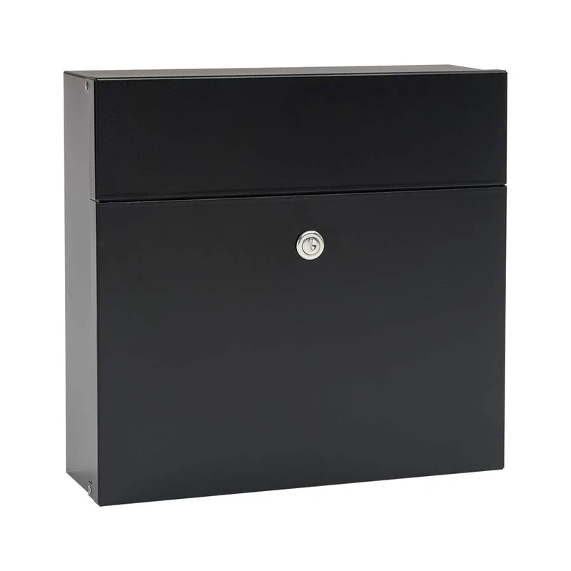 MEFA Serenade 161 161110DE Letterbox with Security Lock 400 x 350 x 140 mm Black