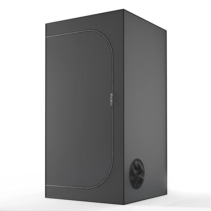 TopoLite Full Range Multiple Sized 24"x24"x48" Indoor Grow Tent Room 600D Mylar Hydroponic Growing Plant w/Plastic Corner (24"X24"x48")