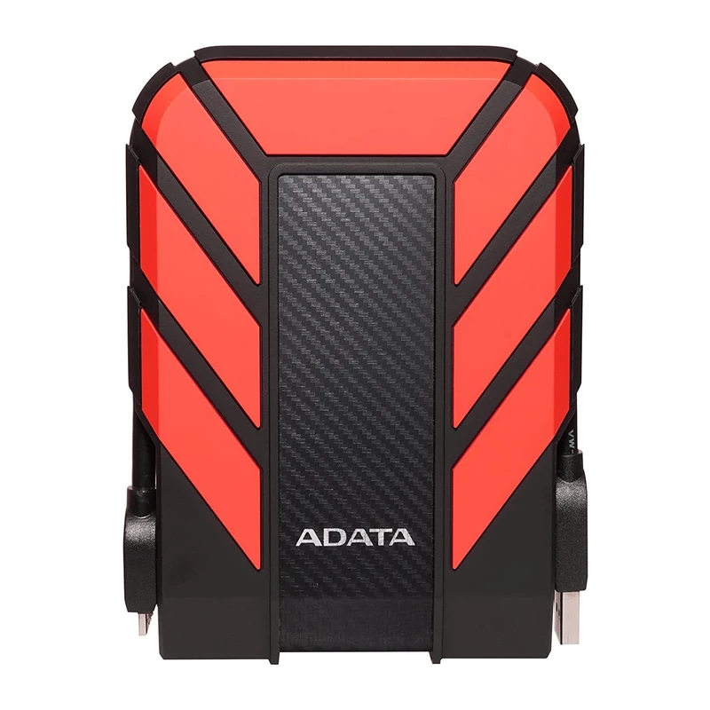 ADATA AHD710P-2TU31-CRD Dashdrive Durable HD710 Pro External Hard Disk Drive, USB 3.1 (2TB, Red)
