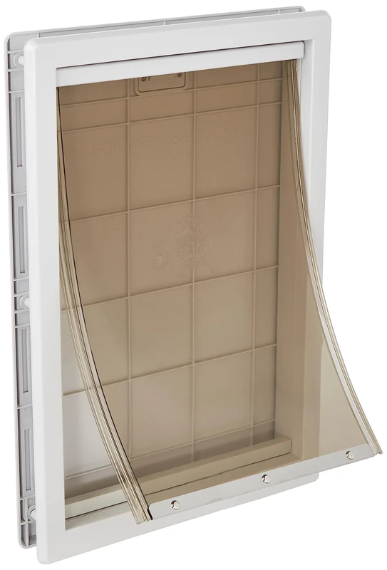 Ideal Pet Products Designer Series Plastic Pet Door with Telescoping Frame, Extra Large, 10.5" x 15" Flap Size