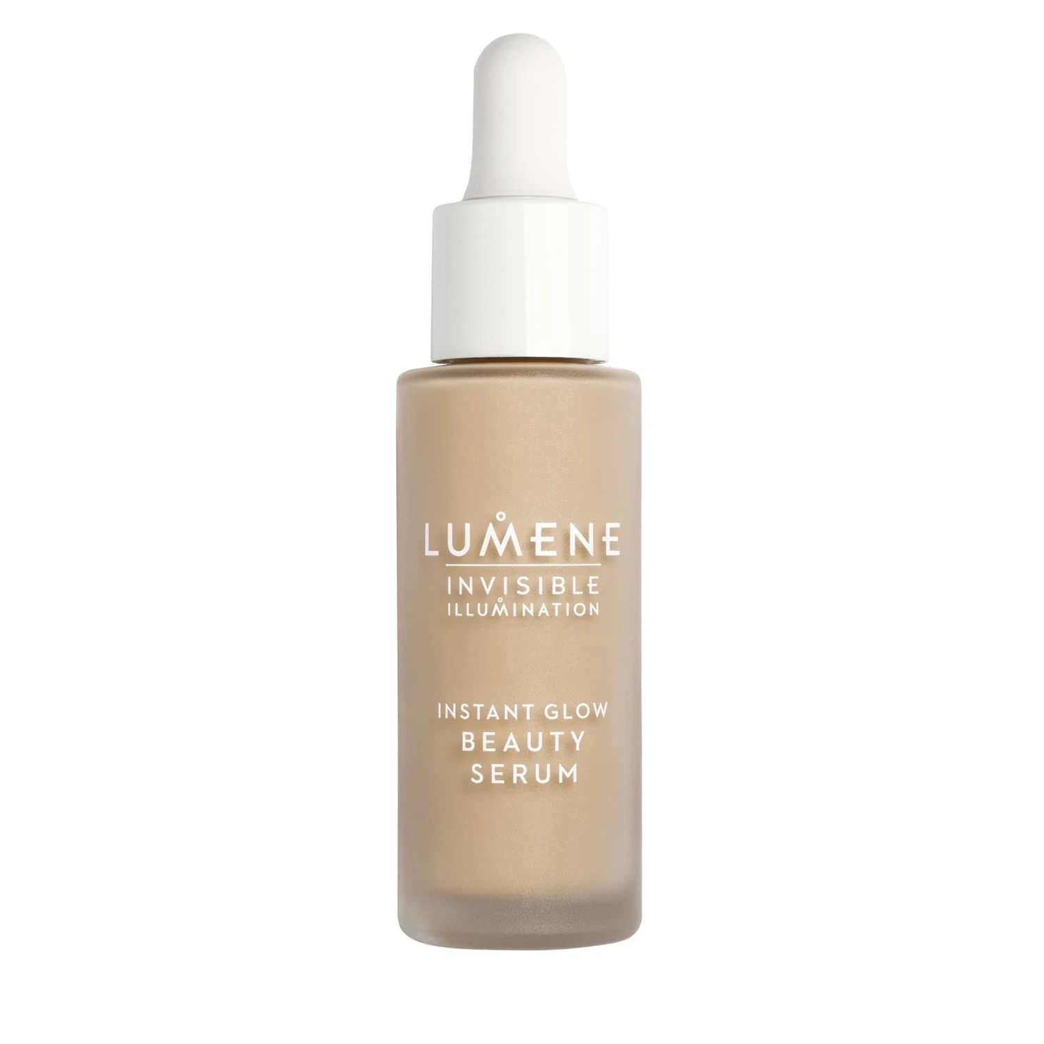 LUMENE Invisible Illumination Instant Glow Beauty Serum | Medium Shade | Face Makeup & Brightening Serum | Lightweight, Buildable Coverage | Vegan | 30 ml