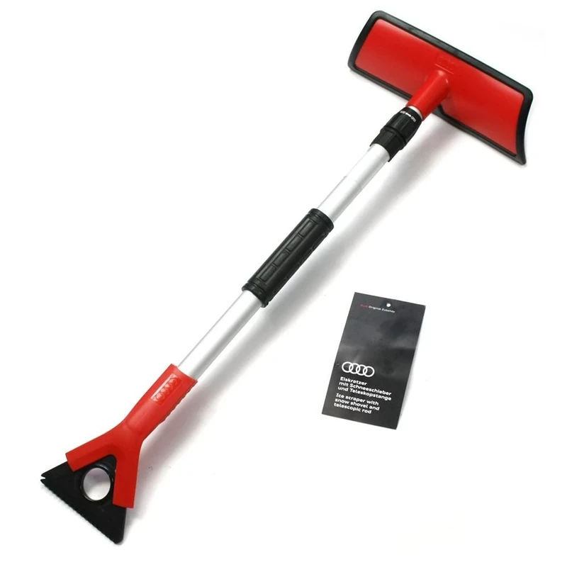 Audi Original Ice Scraper with Snow Shovel and Telescopic Rod Winter Scraper Snow Brush 80A096010C