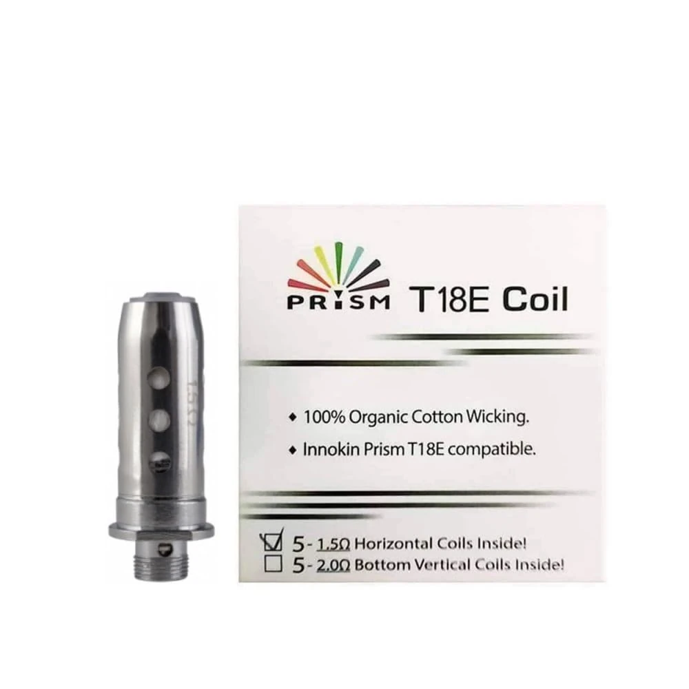 Innokin Endura T18E Shisha Vape Kit (5 x 1.5ohm T18E coils only)