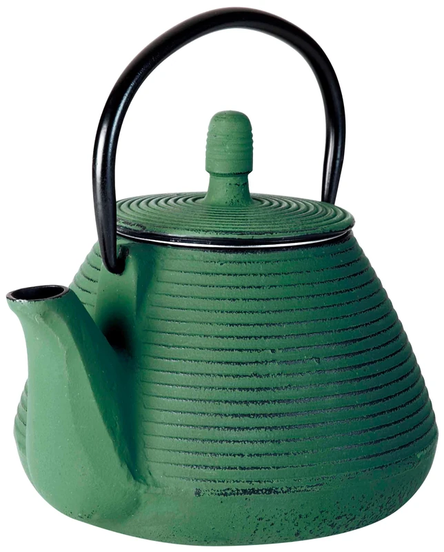 Lacor Cast Iron Tea Pot Green 0.8 L, Grün, 17 x 14 x 14 cm
