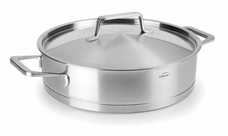 Lacor Round Dish with Lid Foodie 28X6.5Cm