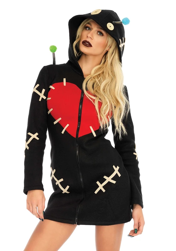 Leg Avenue 86669 - Cozy Voodoo Doll, X-Large (Black) - Image 1