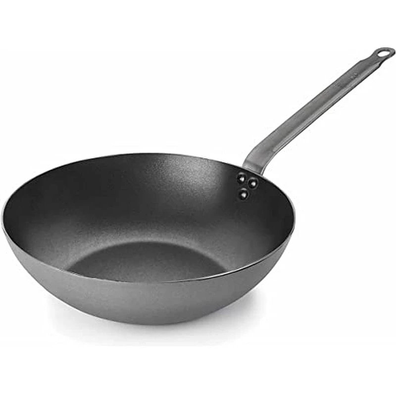 Lacor 63829 Non Stick Ferrum Wok, 28 cm, Black