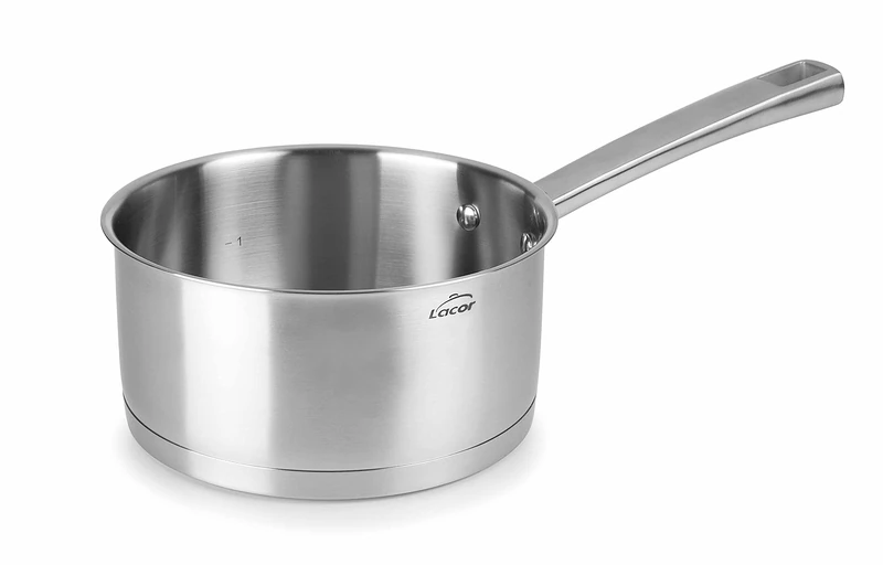 Lacor 45218 Foodie Saucepan, 18 x 8.5 cm, Grey
