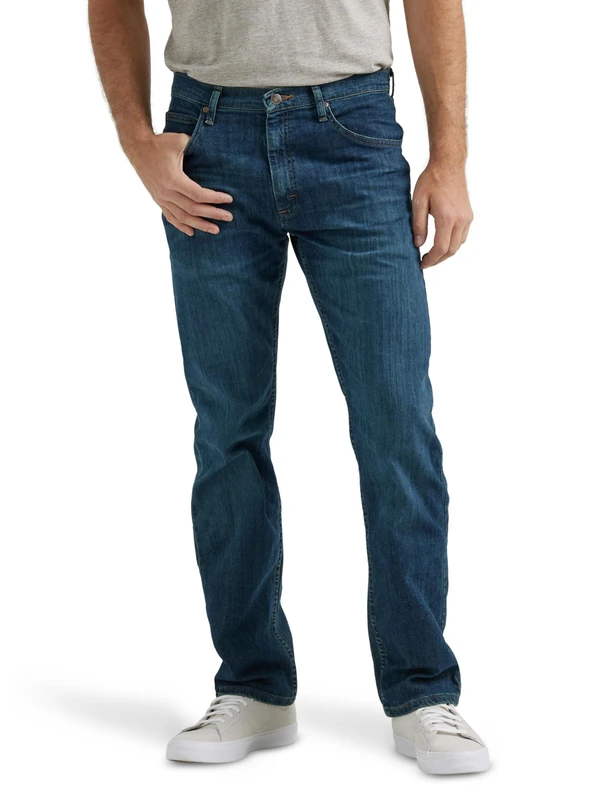 Wrangler Authentics Mens Regular Fit Twilight Flex Jeans 40x32 - Image 1