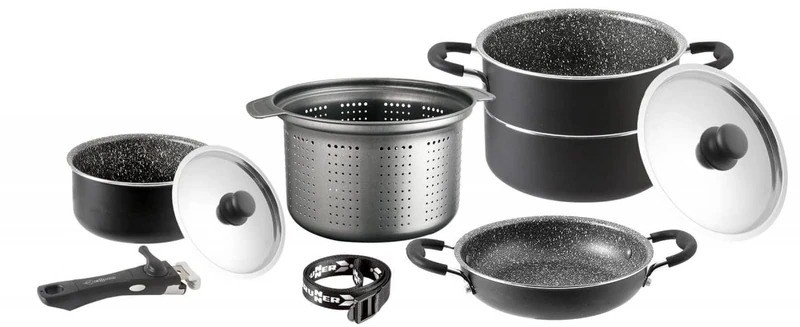 Brunner 0806094N Pan Set Pirate Aluminium with Non-Stick Coating