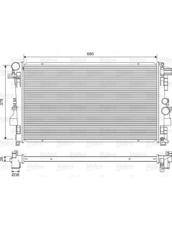 Valeo 734887 Radiator