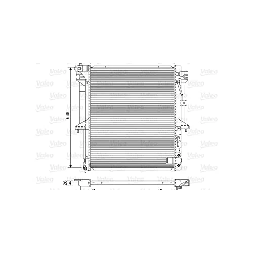 Valeo Radiator, engine cooling 701585