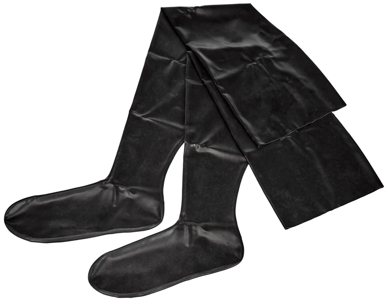 Late X Latex Stockings, Small/M, Black