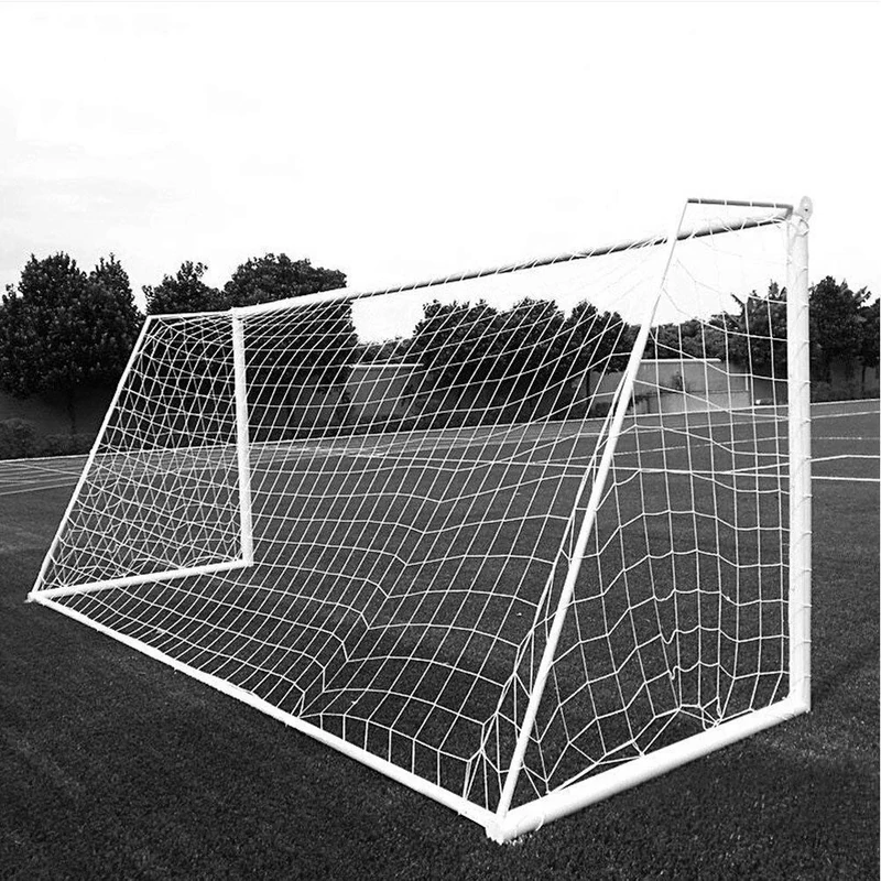 Aoneky Football Net 7.3 x 2.4 m / 3.6 x 1.8 m / 3 x 2 m / 1.8 x 1.2 m – Replacement Football Goal Net Accessory for Training Practice for 5 11 People, without Goal (7.3 x 2.4 m)