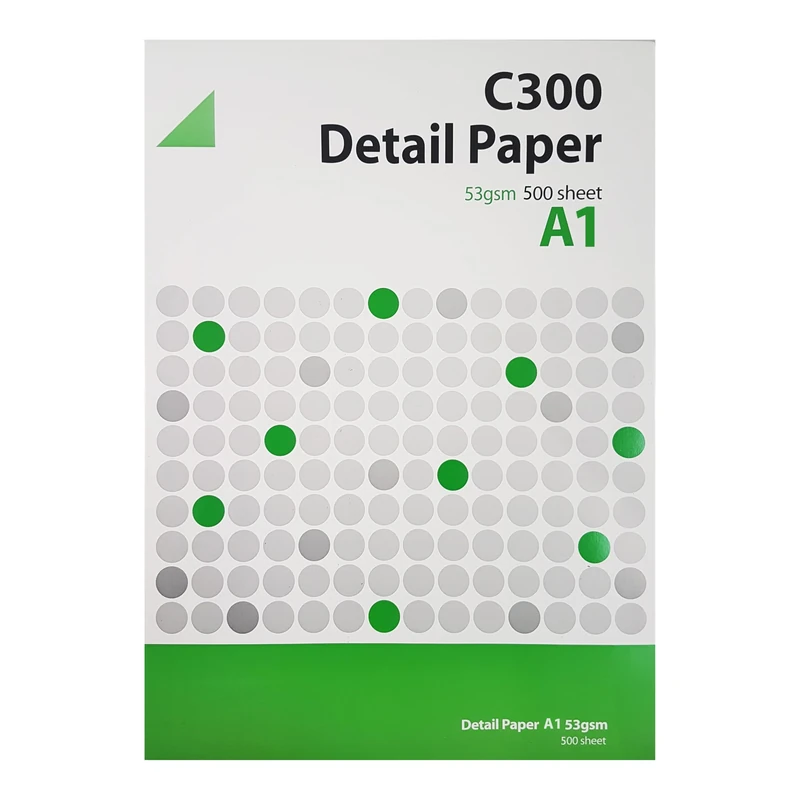 West C300 53 GSM A1 500 Sheets Technical Detail Paper - Image 1