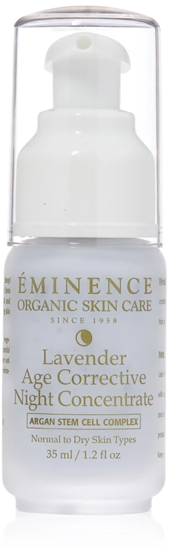 Eminence Lavender Age Corrective Night Concentrate For Unisex 1.2 oz Serum