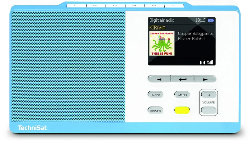 TechniSat DIGITRADIO KIRA 1, brightblue/white UKW/DAB+ Radio