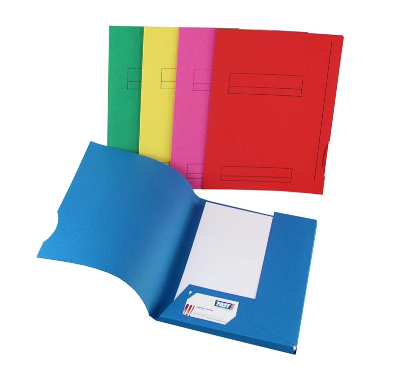 Hamelin 48699 Shirt Fast Print 240 x 315 mm 2 Side Flaps Notch Visit Card Slot Pack of 50 Assorted Colours