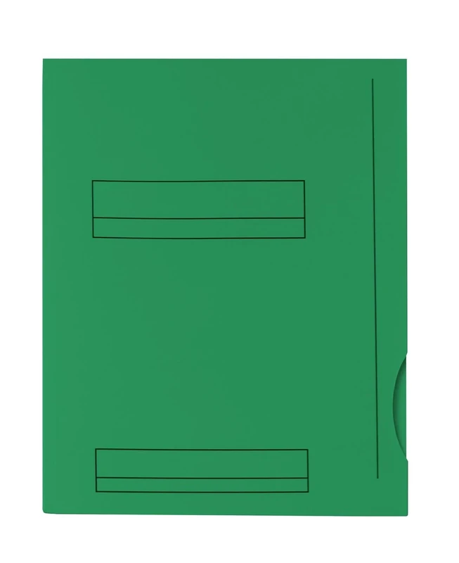 Hamelin 48698 Shirt Fast Print 240 x 315 mm 2 Side Flaps Notch Visit Card Slot Pack of 50 Green