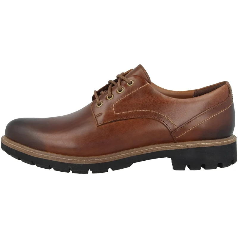 Clarks Men's Batcombe Hall Derbys, Brown Dark Tan Lea, 10.5 UK