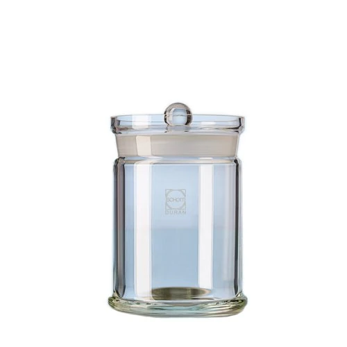 DURAN 24 209 39 Specimen Jar with Ground, Knobbed Lid