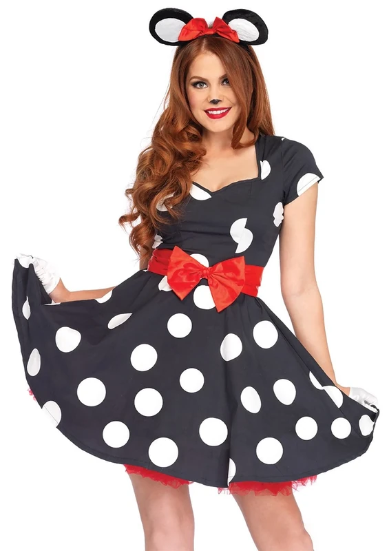 Leg Avenue Miss Mouse Women's Costumes, Small/Medium - Image 1