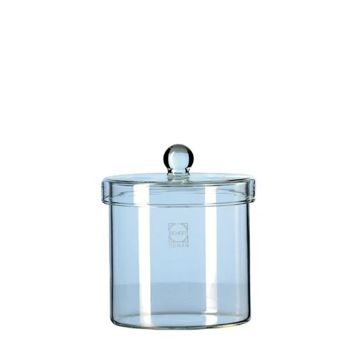 DURAN 24 205 10 Cylinder with Knobbed Lid, Polished Rim