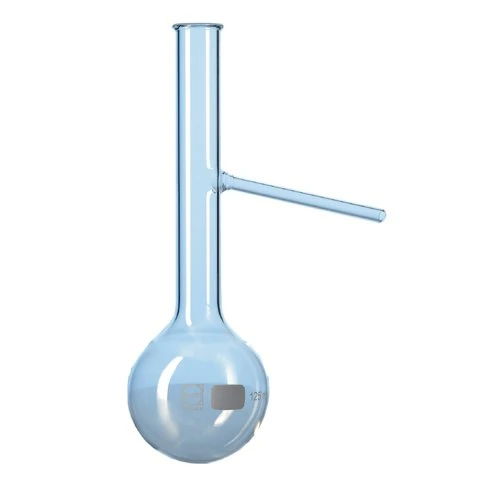 DURAN 21 653 24 Engler Flask with Side Outlet, 100ml Capacity (Pack of 10)