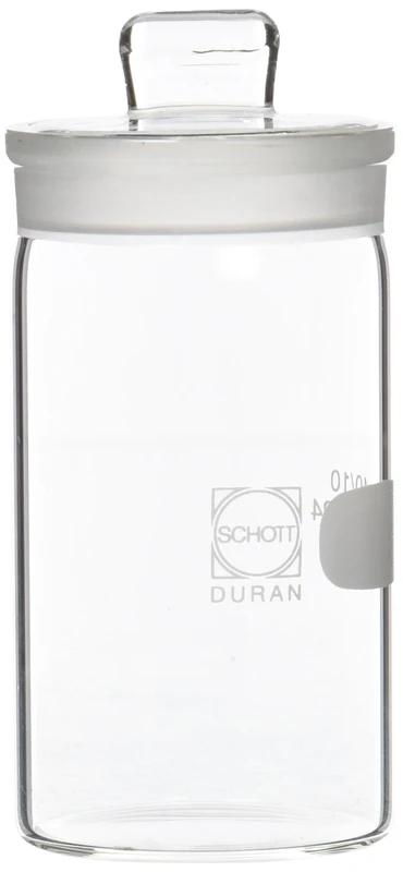 DURAN 24 211 24 Weighing Bottle with Ground Lid, Tall Shape, 70 ml Capacity (Pack of 10)