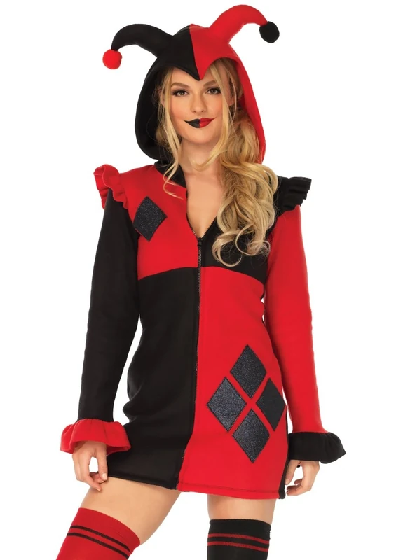 Adult Leg Avenue Cozy Harlequin Ladies Costume : Small - Image 1